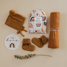 Load image into Gallery viewer, Sunset Rainbow & Silver ~ Reversible Milestone Cards