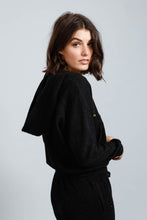 Load image into Gallery viewer, Finn Hoodie - Black Rib