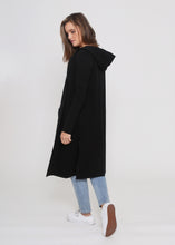 Load image into Gallery viewer, Arica Hood Cardi - Black