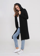 Load image into Gallery viewer, Arica Hood Cardi - Black