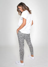 Load image into Gallery viewer, Sasha Joggers - White Leopard Print