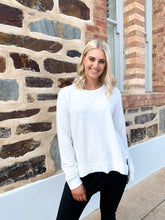 Load image into Gallery viewer, Bronx Cotton Sweater - White