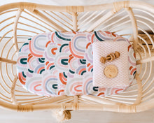 Load image into Gallery viewer, Blush Pink - Cosy Diamond Knit Baby Blanket