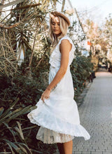 Load image into Gallery viewer, Lost Love Midi Dress - White