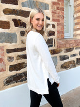 Load image into Gallery viewer, Bronx Cotton Sweater - White