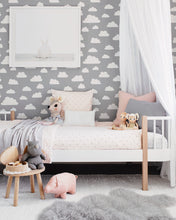 Load image into Gallery viewer, Warm Grey Diamond Knit Baby Blanket