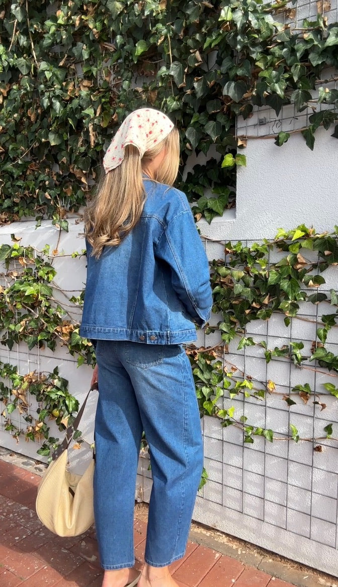 Napa Barrel Jean - Deep Vintage Blue