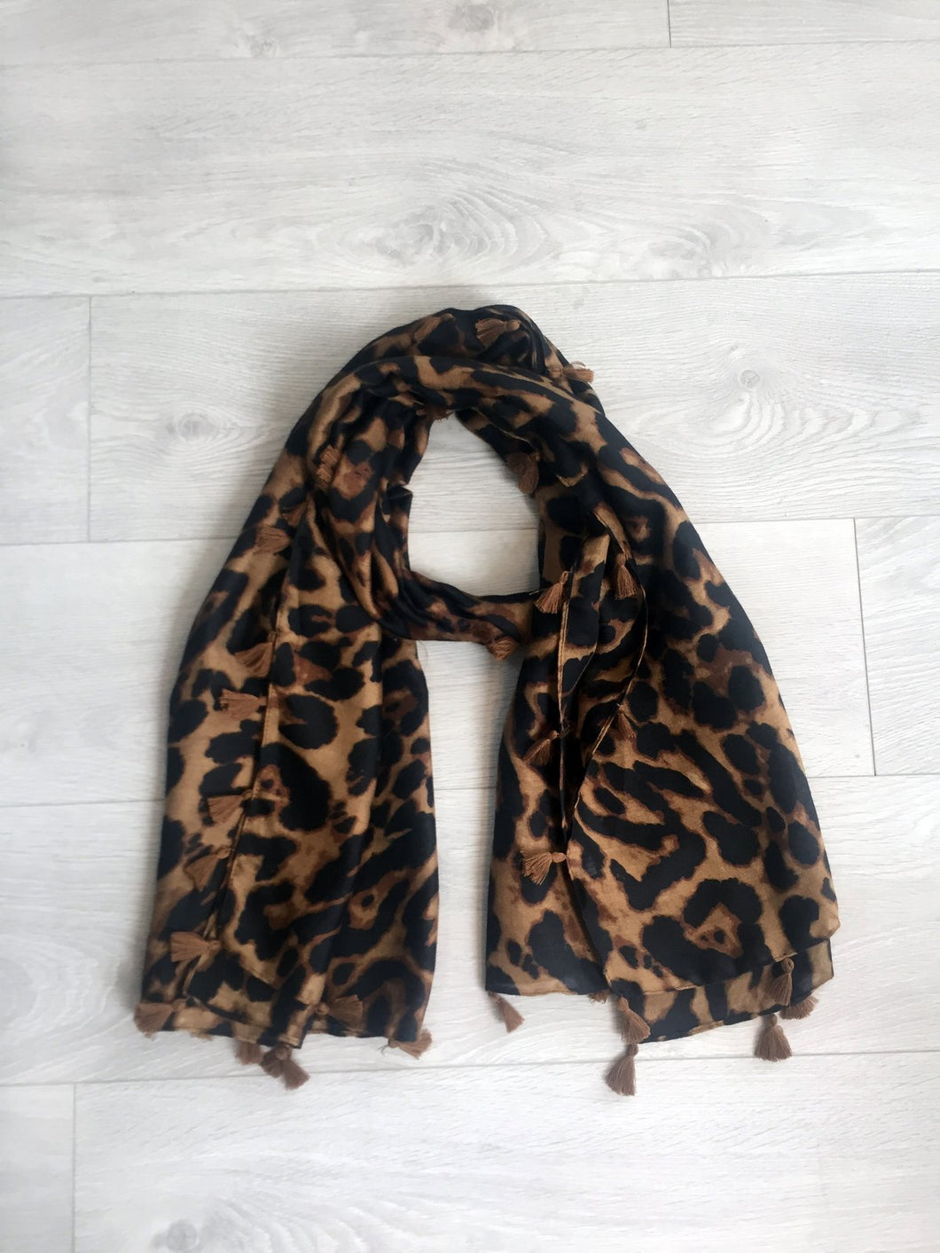 Leopard Print Scarf