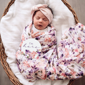 Blushing Beauty - Organic Muslin Wrap