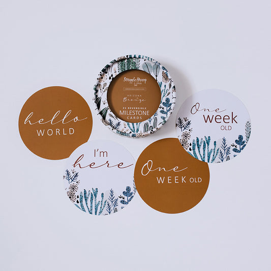 Arizona & Bronze Milestone Cards ~ Reversible Milestone Cards