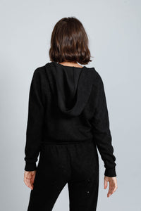 Finn Hoodie - Black Rib