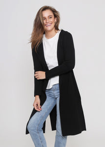 Arica Hood Cardi - Black