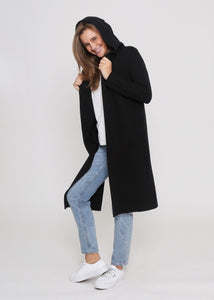 Arica Hood Cardi - Black