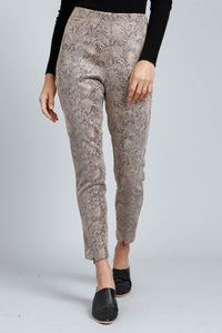 Skeeter Pants - Brown Cobra Print