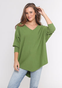 Zoe Knit Top - Green