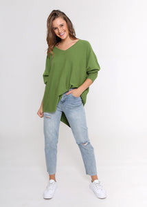 Zoe Knit Top - Green