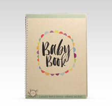 Load image into Gallery viewer, Baby Book - 100% Recycled Cardstock
