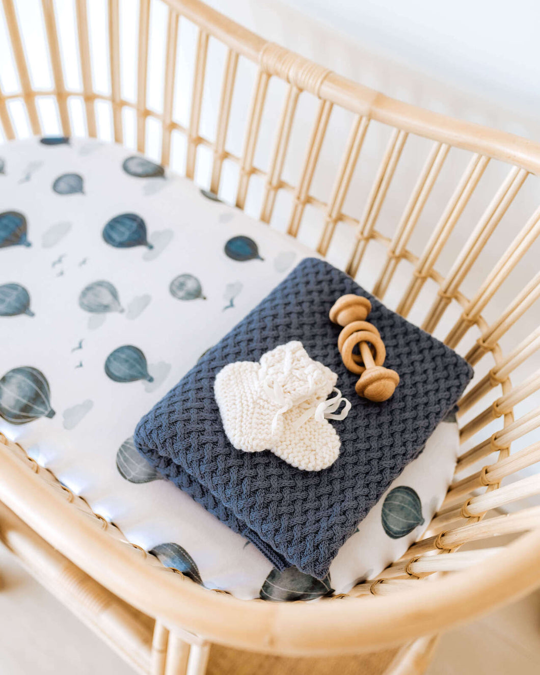 River - Diamond Knit Baby Blanket