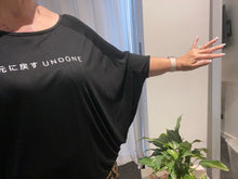 Load image into Gallery viewer, Adine Undone - Batwing Japanese Undone Top - Black
