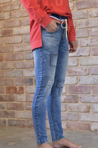 Style Laundry Skinny Jeans Blue Wash