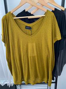 Adine Undone - Basic Tee - Gold