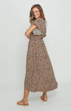 Load image into Gallery viewer, Jemima Dress  ~ Beige Leopard
