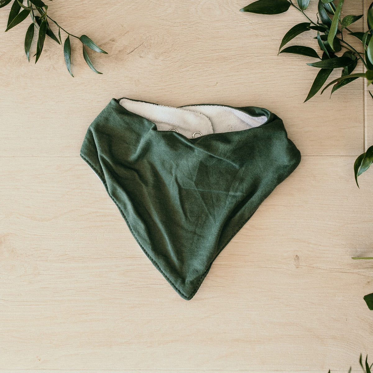 Olive Bandana Dribble Bib
