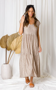 EZRA Midi Dress - Bronze