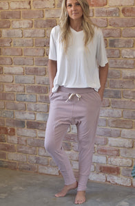 Style Laundry Jersey Joggers Blush