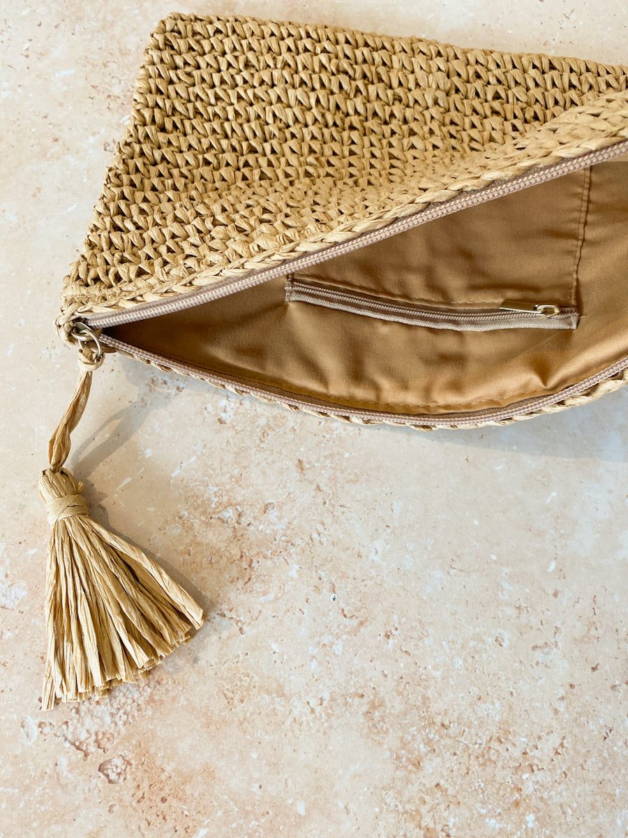 Stelly Classic Straw Clutch