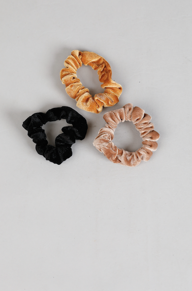 Velvet Scrunchie Set