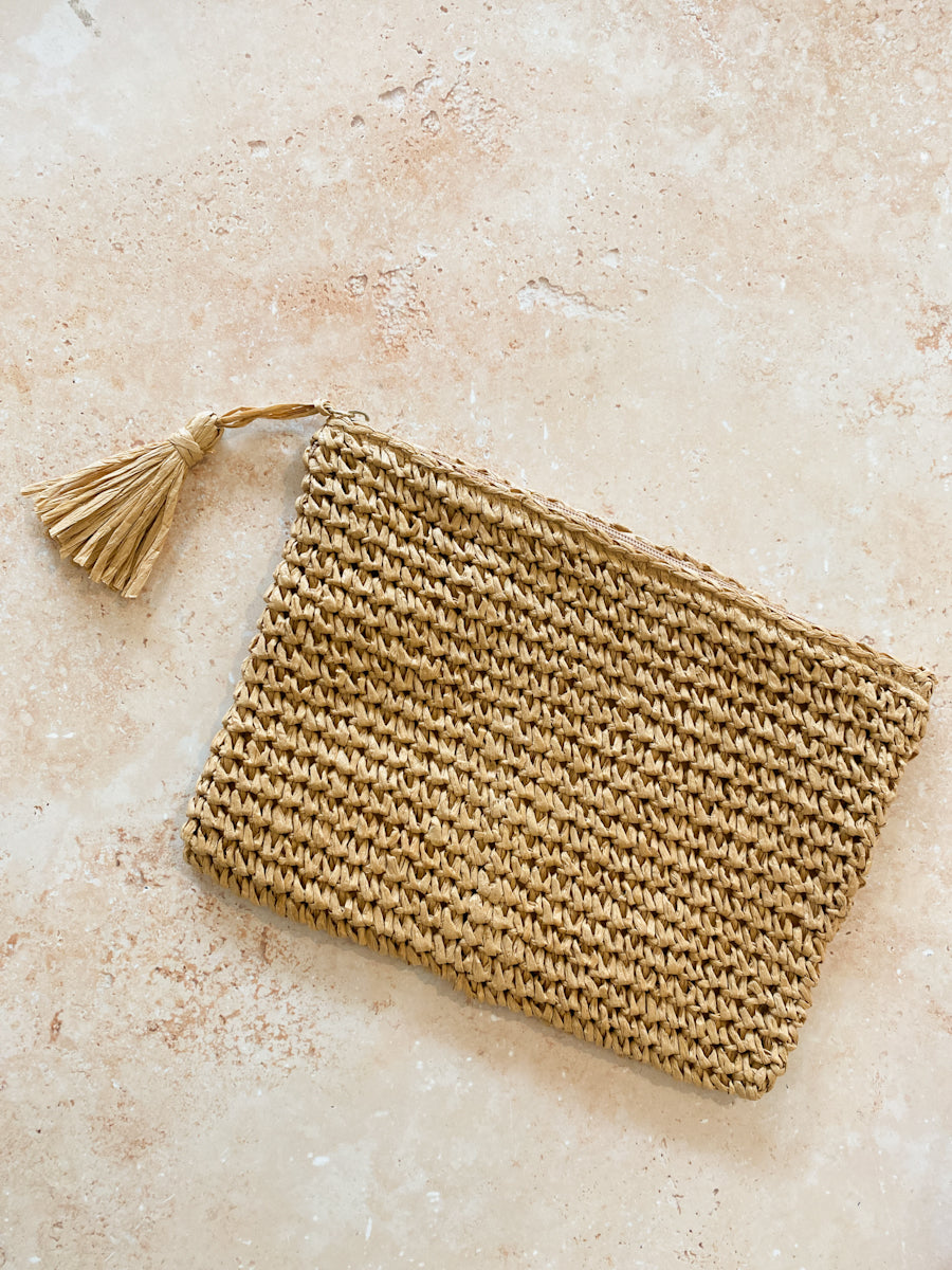 Stelly Classic Straw Clutch